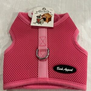 Bark Appeal Wrap N Go Dog Harness Mesh Small Passionate Pink
